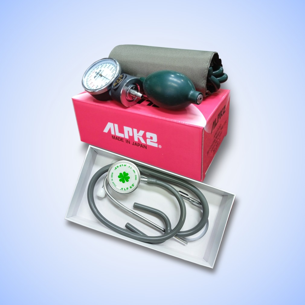 ALPK2 Blood Pressure Machine With Stethoscope | Manual Aneroid BP Monitor